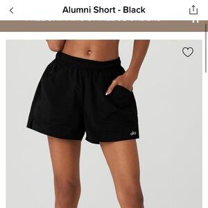 alo yoga alumni shirt black size large